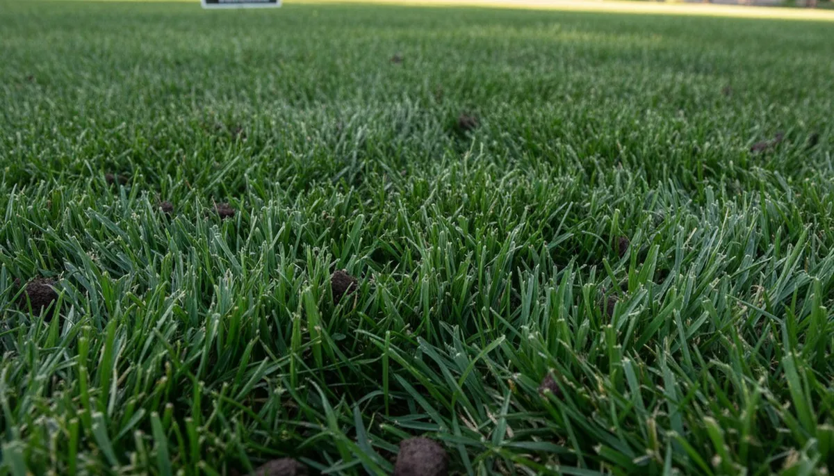 Healthy Flagstaff AZ lawn recovering after professional aeration by Chop Chop Landscaping